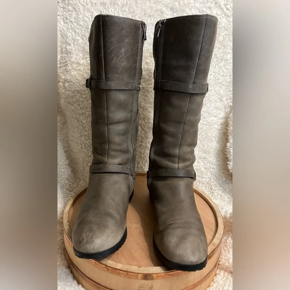 Teva De La Vina Tall Waterproof Leather Riding Boots Size 11